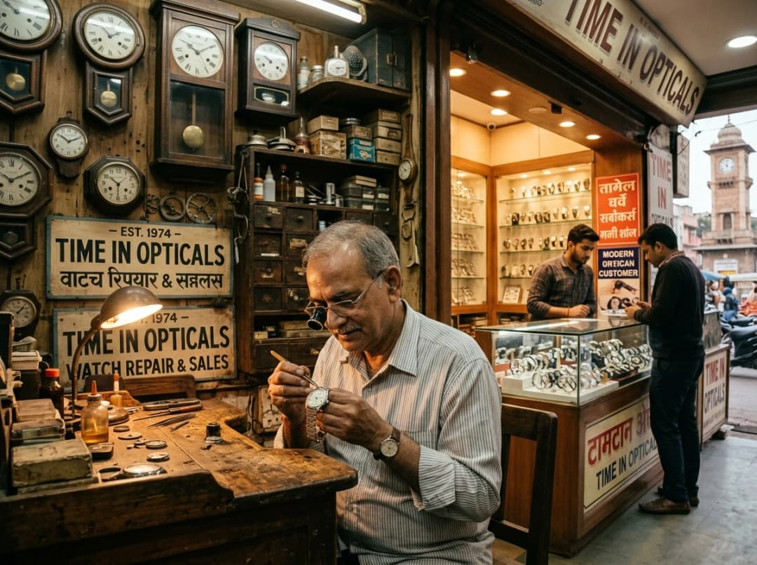Time And Opticals heritage at Ghanta Ghar Ghaziabad