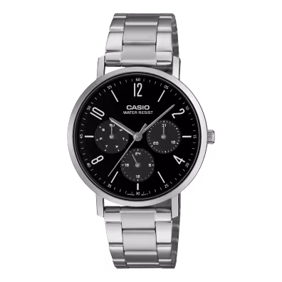 Casio Enticer Stainless Steel Date Analog Watch