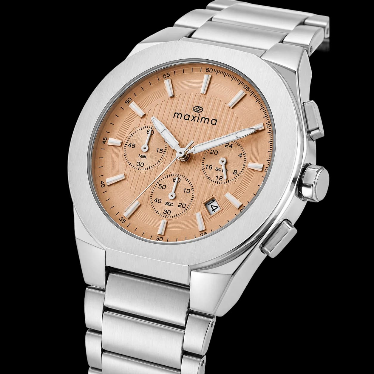 Maxima Dual-Tone Chronograph Style Watch