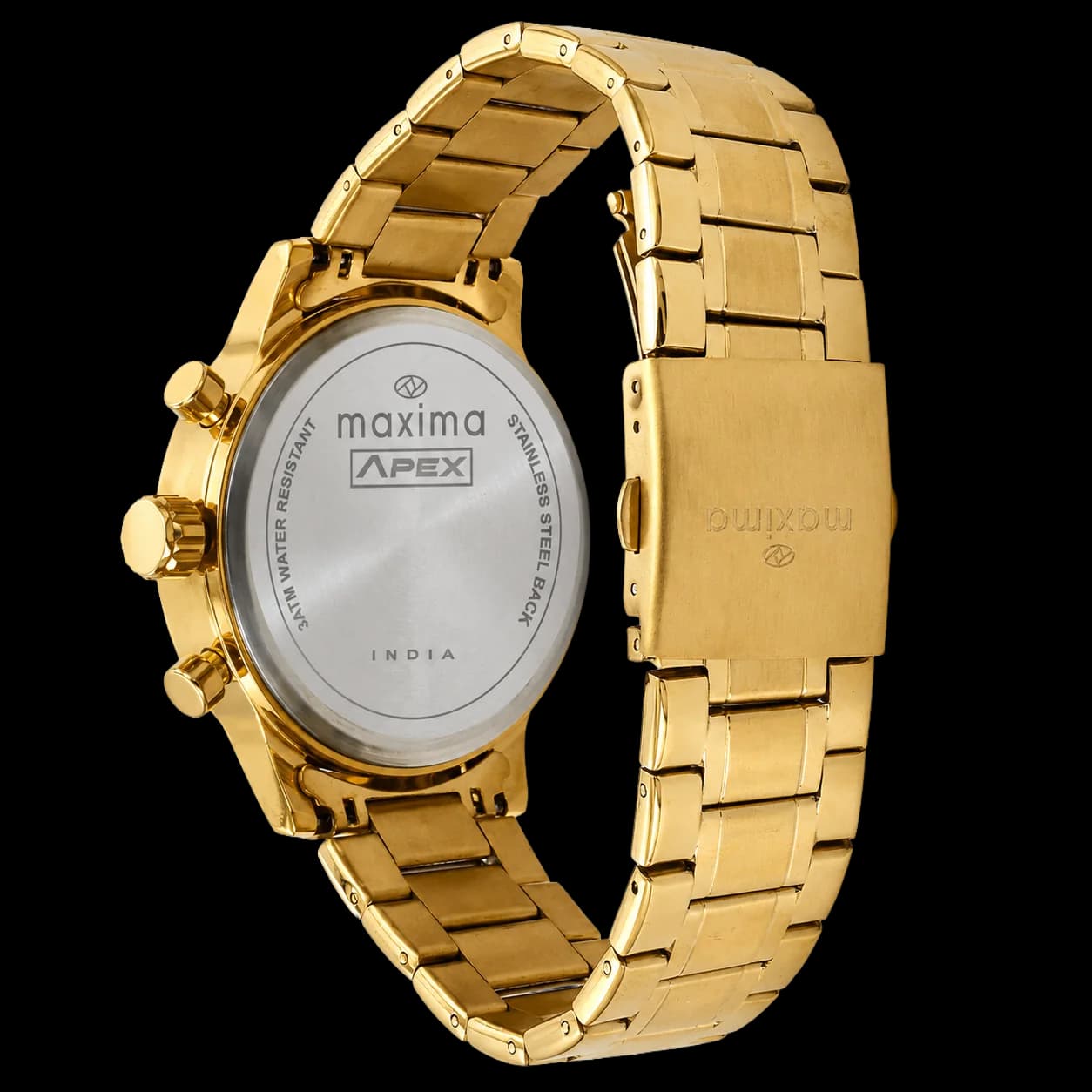 Maxima Classic Steel Quartz Analog Watch