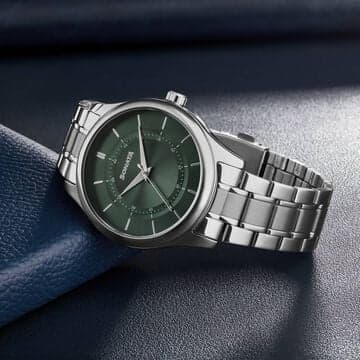 Sonata Everyday Quartz Steel Analog Watch