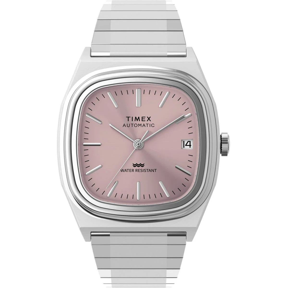 Timex Automatic Open Heart Stainless Steel Watch