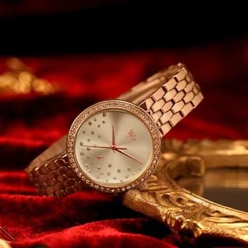 Vyb Starlet Crystal Accent Analog Watch